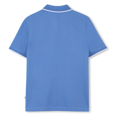 Polo liso de algod&atilde;o piqu&eacute; BOSS BOY