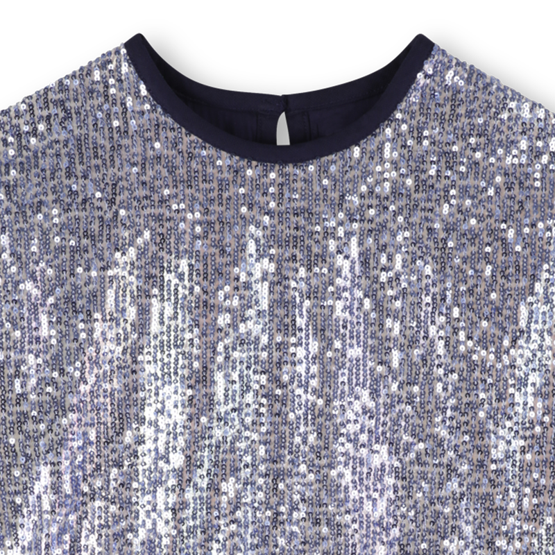 Vestido bimaterial BILLIEBLUSH 
                        GIRL