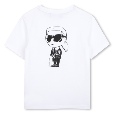 Camiseta de mangas curtas KARL LAGERFELD KIDS MENINO