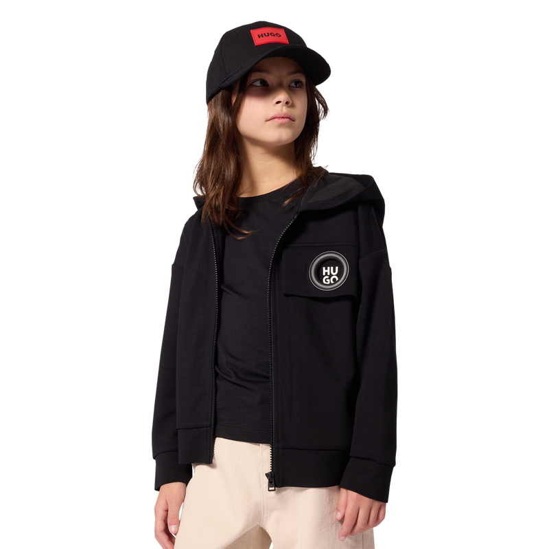 Cardigan  com capuz HUGO 
                        GIRL
