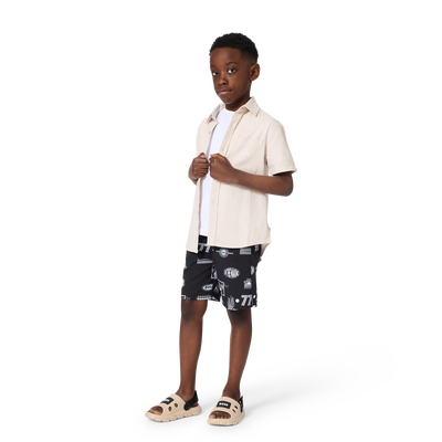 CAMISA DE MANGA CURTA BOSS BOY