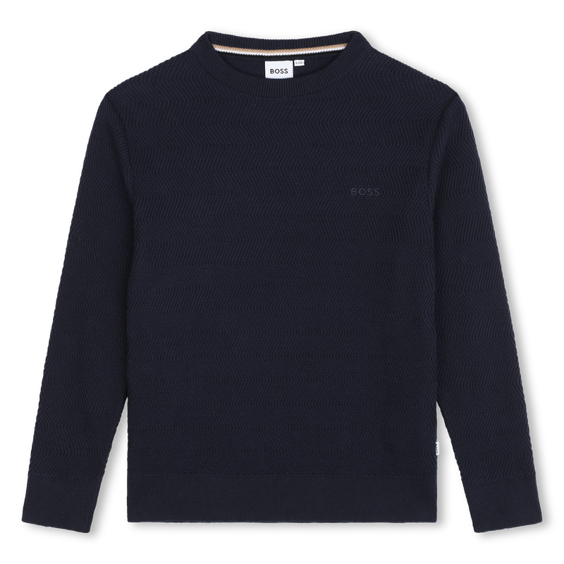 Pul&ocirc;ver de algod&atilde;o BOSS 
                        BOY