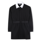 Vestido de manga comprida KARL LAGERFELD KIDS 
                    GIRL