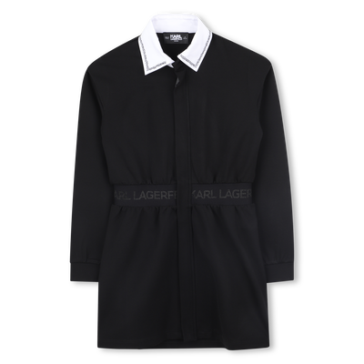 Vestido de manga comprida KARL LAGERFELD KIDS GIRL