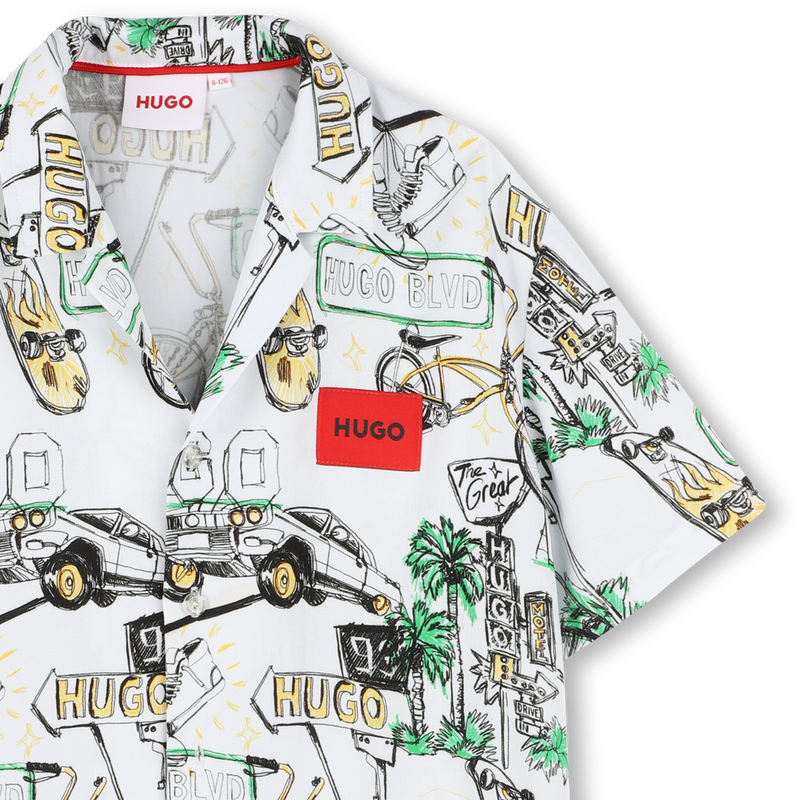 Camisa de manga curta HUGO 
                        BOY