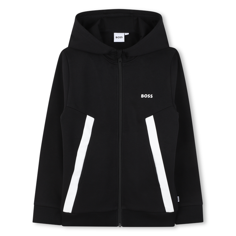 Cardigan com capuz BOSS 
                    BOY