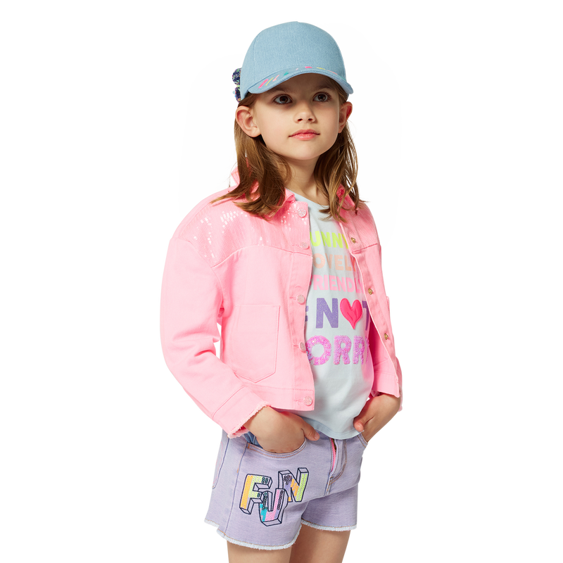 Denim baseball cap with bow BILLIEBLUSH 
                    GIRL