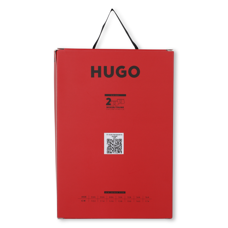 Pack de 2 cuecas boxer HUGO 
                    BOY