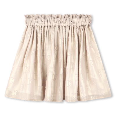 Saia em jacquard lam&eacute; KENZO KIDS GIRL