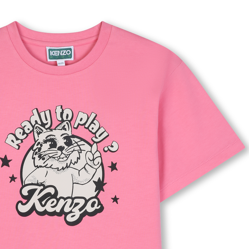 Camiseta de mangas curtas KENZO KIDS 
                        GIRL