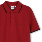 Camisa p&oacute;lo de manga curta BOSS 
                    BOY