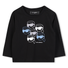 Camiseta de manga comprida KARL LAGERFELD KIDS 
                    BOY