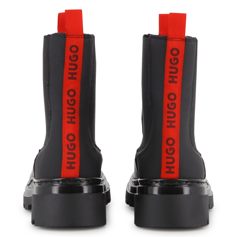 Botins de couro bovino HUGO 
                    GIRL