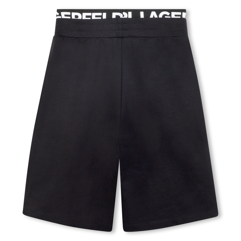 Calções bermuda em jersey duplo KARL LAGERFELD KIDS 
                    BOY