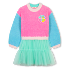 Vestido bi-mat&eacute;ria BILLIEBLUSH 
                    GIRL