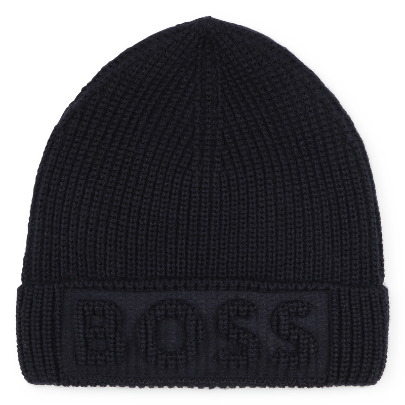 Embossed Logo Beanie BOSS 
                    BOY