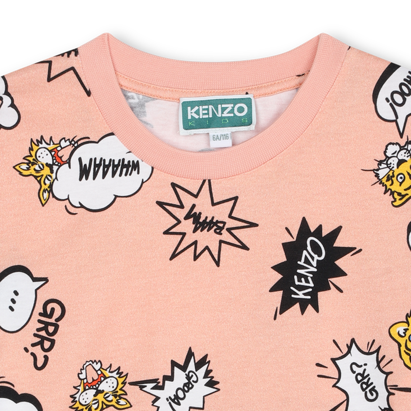 T-shirt com logo estampado KENZO KIDS 
                    GIRL