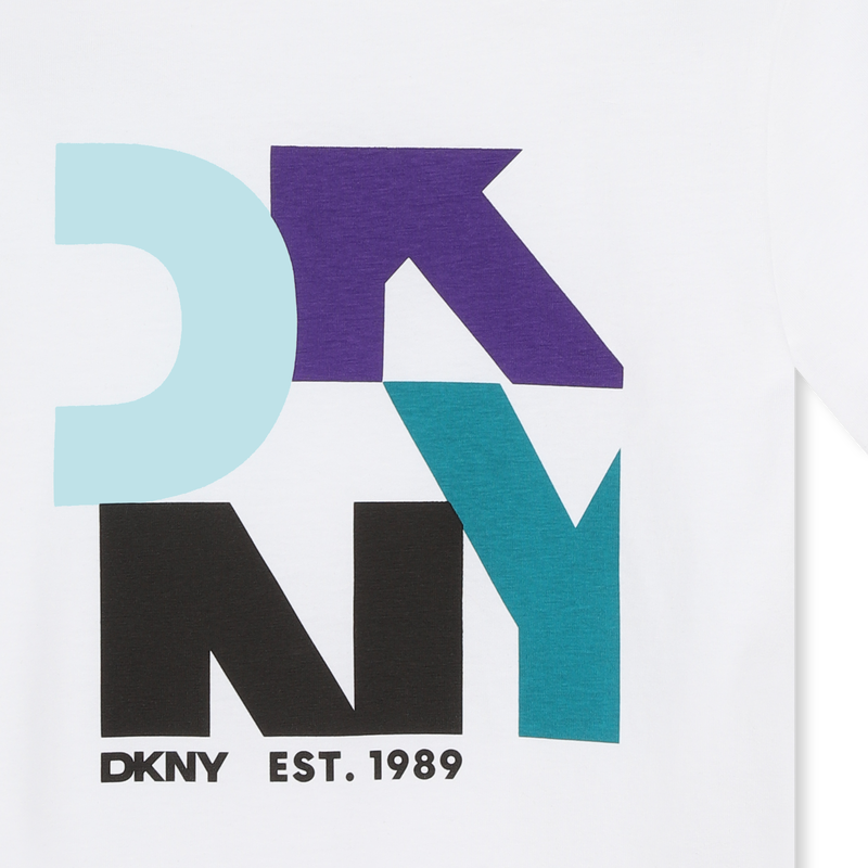 Short-Sleeved Cotton T-Shirt DKNY 
                    BOY