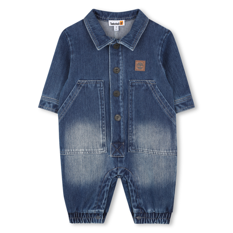 Macacão de ganga de malha elástica TIMBERLAND 
                    BOY