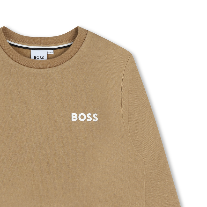Sweatshirt em molet&atilde;o BOSS 
                        BOY