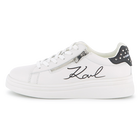 T&eacute;nis em pele de vaca KARL LAGERFELD KIDS 
                    GIRL