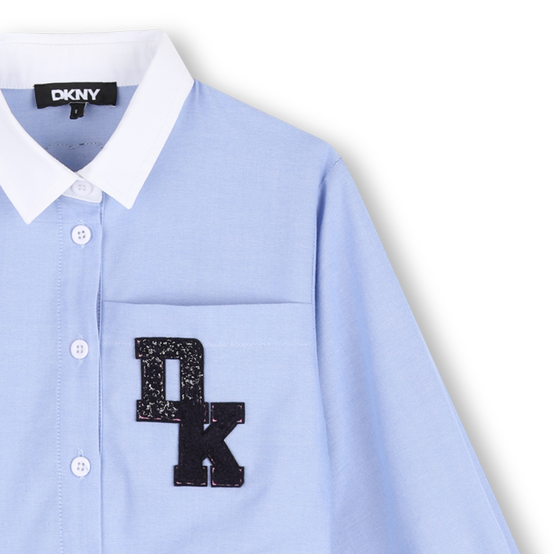 Vestido de mangas longas DKNY 
                        GIRL