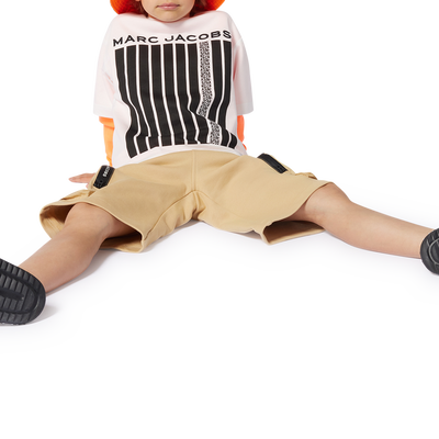 T-shirt bicolor de algod&atilde;o MARC JACOBS BOY