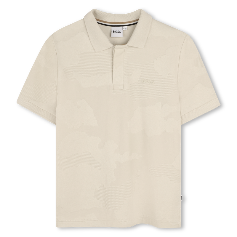 Camisa p&oacute;lo de manga curta BOSS 
                        BOY