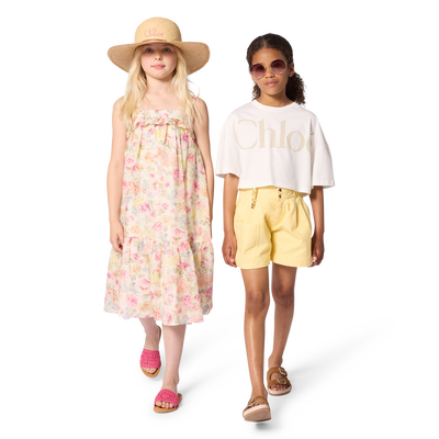 VESTIDO COMPRIDO COM AL&Ccedil;AS CHLOE GIRL