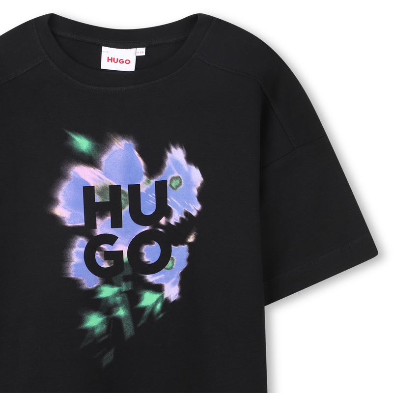 T-shirt de manga curta HUGO 
                        GIRL