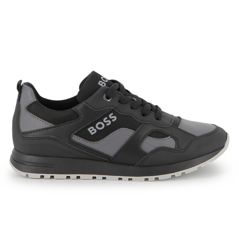 T&ecirc;nis sint&eacute;tico e de lona BOSS 
                        BOY