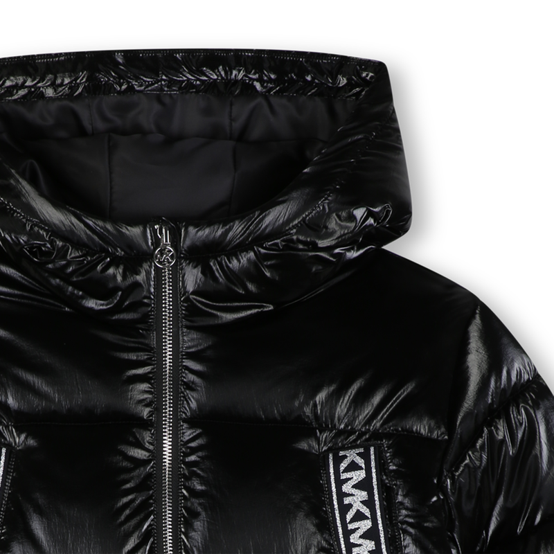 Casaco acolchoado com capuz MICHAEL KORS 
                        GIRL
