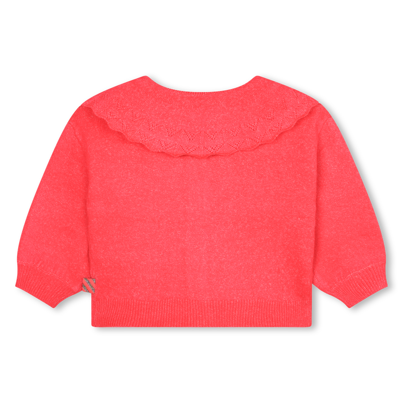 Knit wide collar cardigan BILLIEBLUSH 
                    GIRL