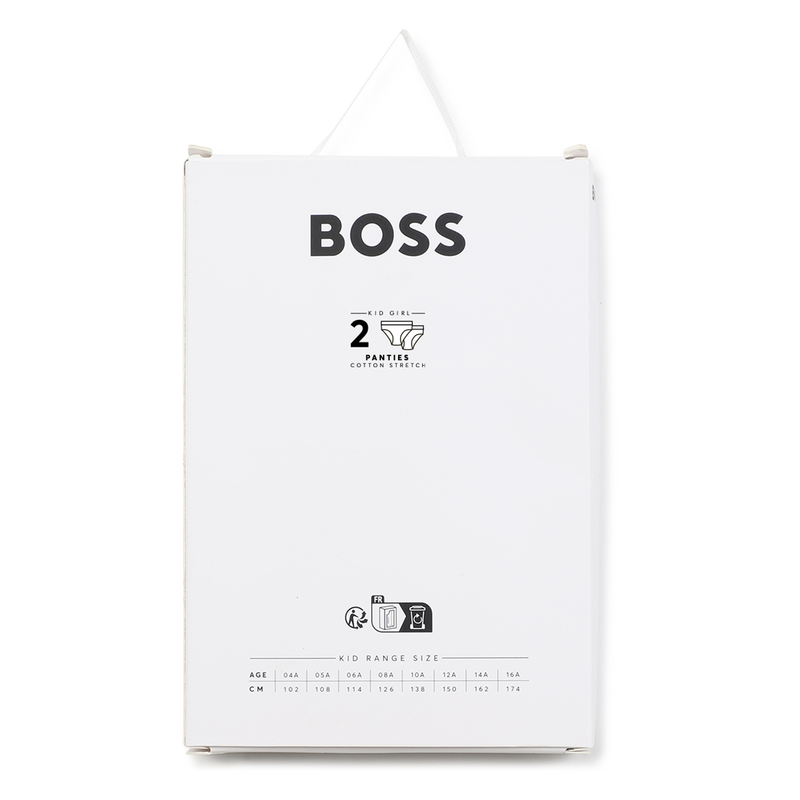 Pack de 2 cuecas BOSS 
                        GIRL