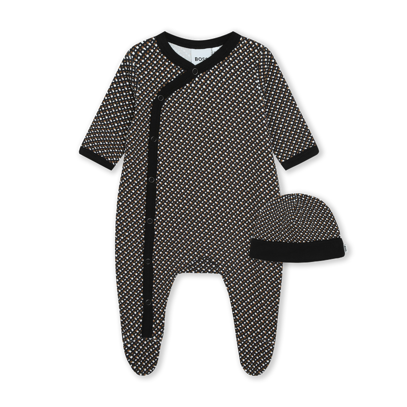 CONJUNTO PIJAMA+GORRO BOSS 
                    UNISEX