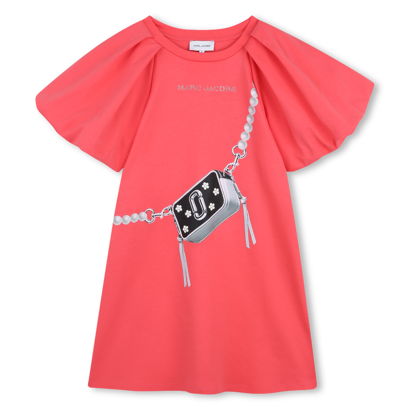 Vestido de mangas curtas MARC JACOBS 
                        MENINA