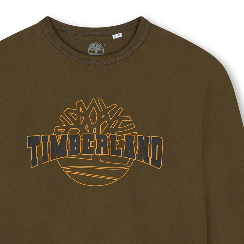 Long-Sleeved Logo T-Shirt TIMBERLAND 
                    BOY