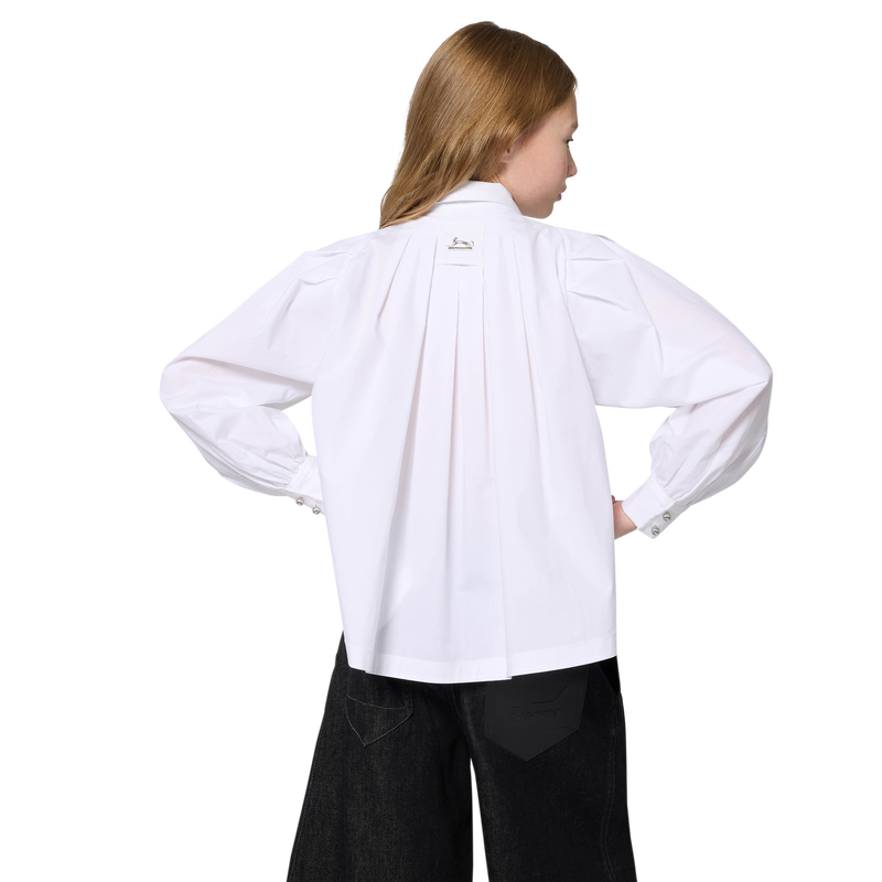 Camisa de popelina de algodão LANVIN 
                    GIRL