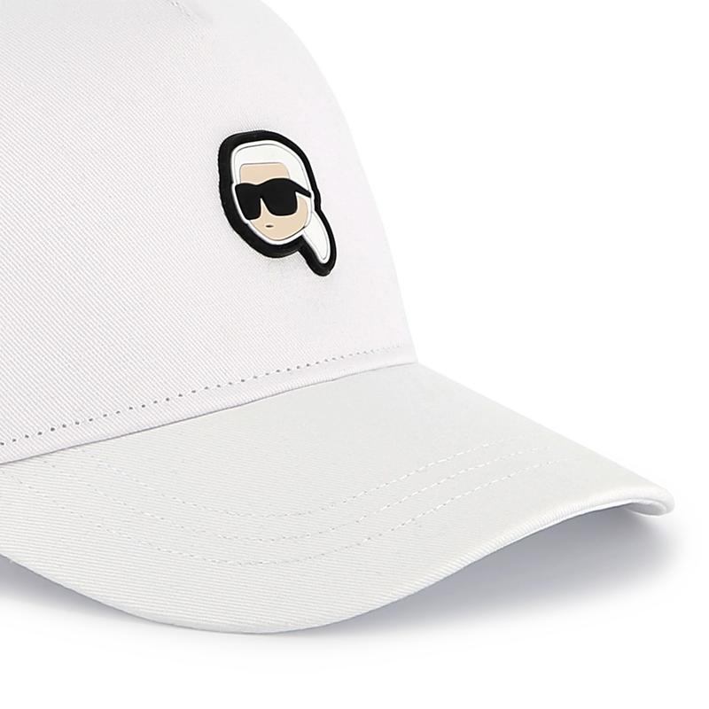 Boné ajustável de algodão KARL LAGERFELD KIDS 
                    BOY