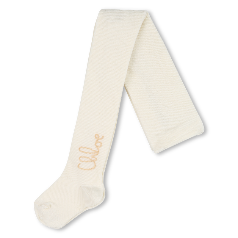 Meia-calça de algodão poliamida CHLOE 
                    GIRL