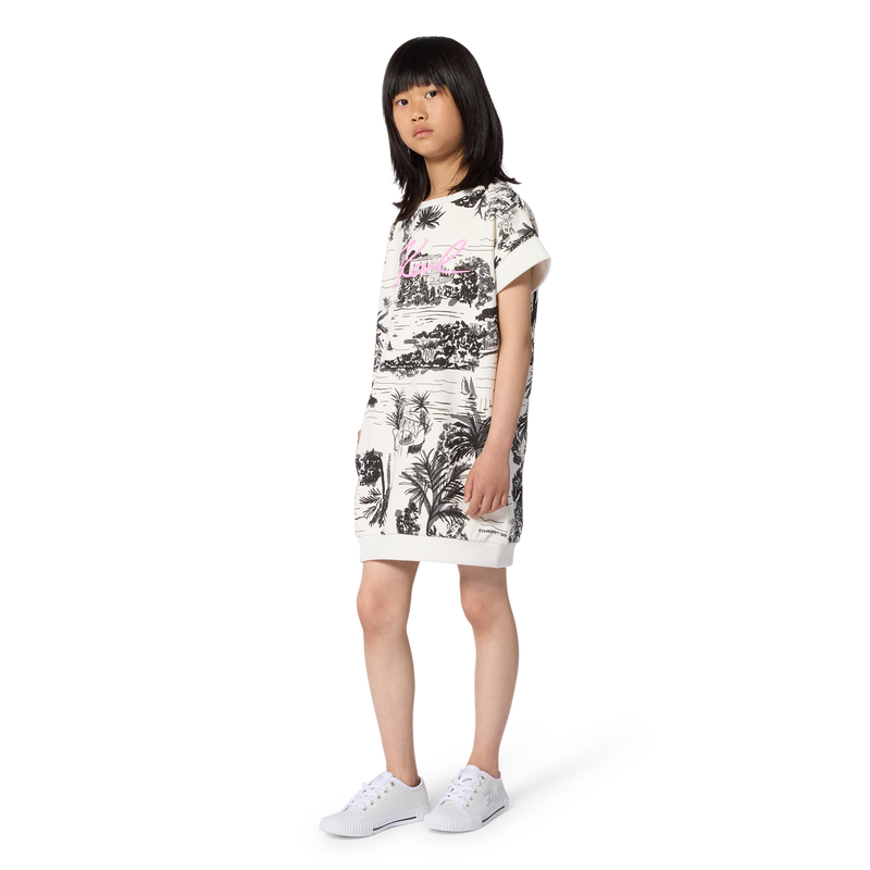 VESTIDO DE MANGA CURTA KARL LAGERFELD KIDS 
                        GIRL