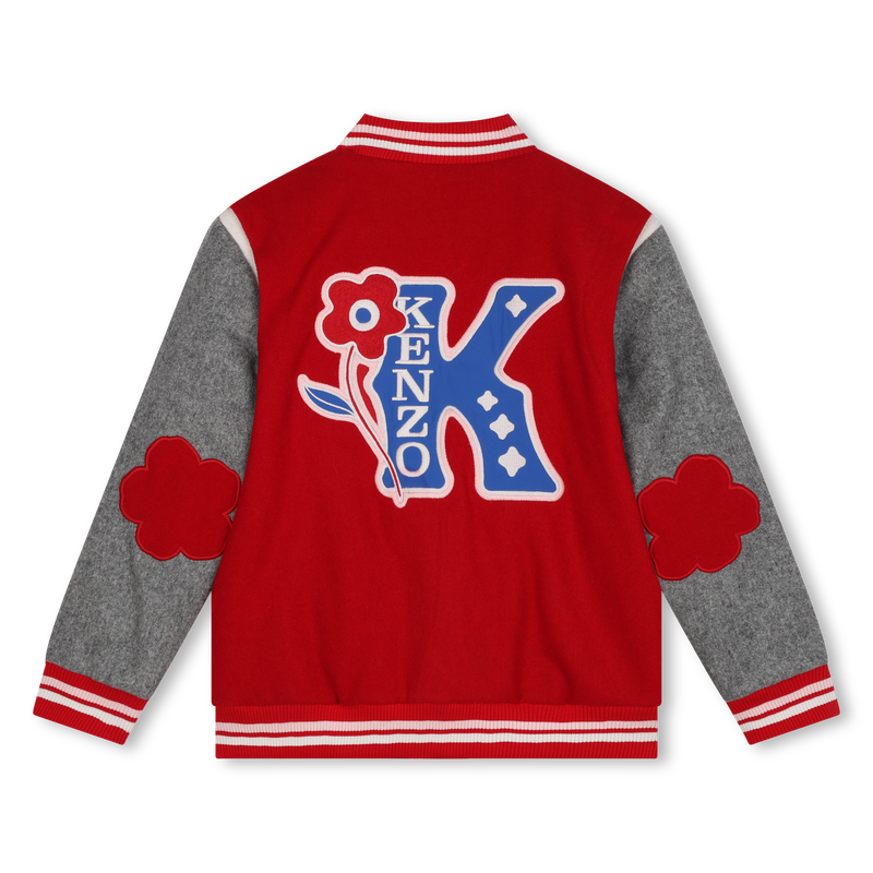 Embroidered Woolen Jacket KENZO KIDS 
                    GIRL