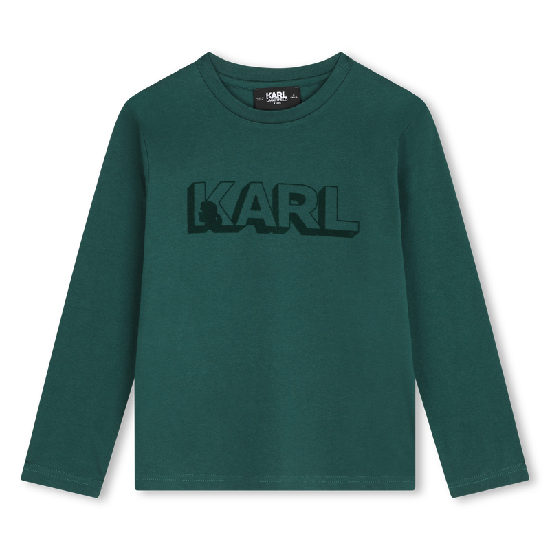 Long-Sleeved T-Shirt KARL LAGERFELD KIDS 
                    BOY