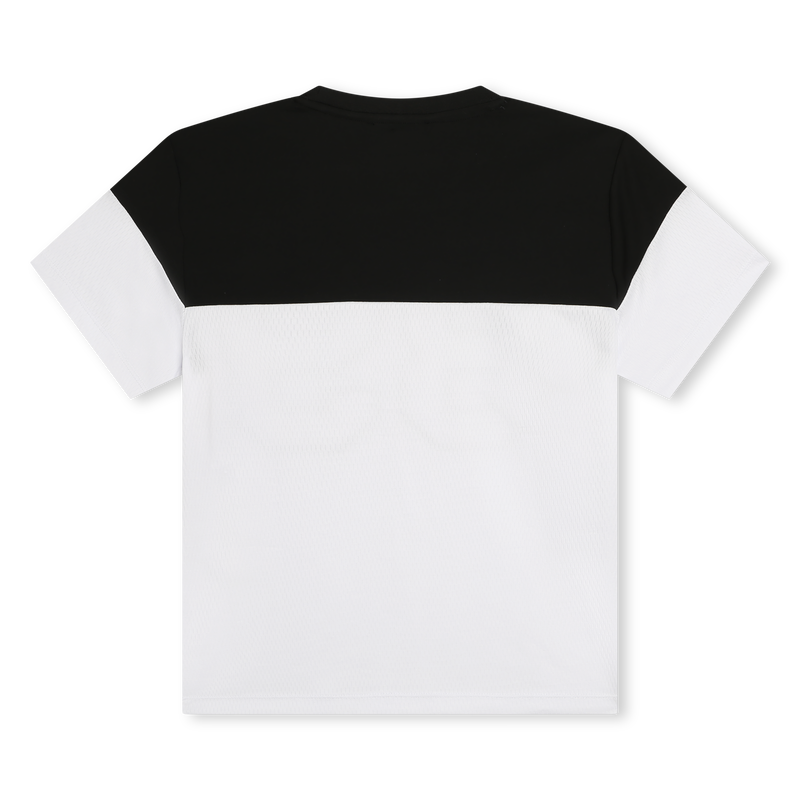 T-shirt unissexo em dois tons DKNY 
                    UNISEX