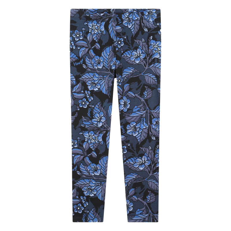 Leggings com flores KENZO KIDS 
                        GIRL
