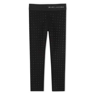 Plain leggings with diamantés MARC JACOBS GIRL