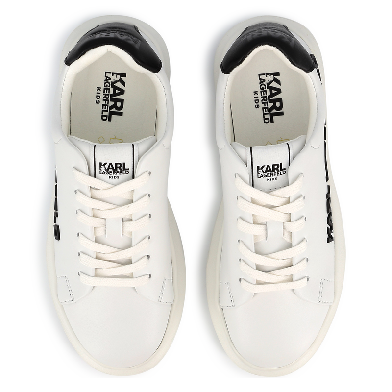 Sapatilhas de couro KARL LAGERFELD KIDS 
                        UNISEX