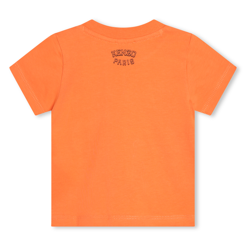 T-shirt em algodão com botões KENZO KIDS 
                    UNISEX