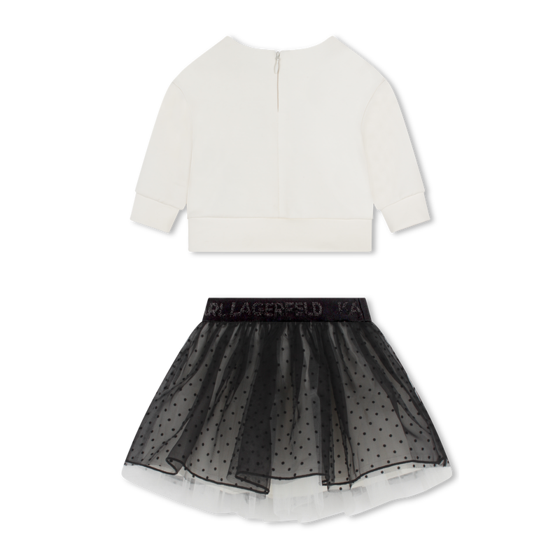 Conjunto de cerimónia KARL LAGERFELD KIDS 
                    GIRL