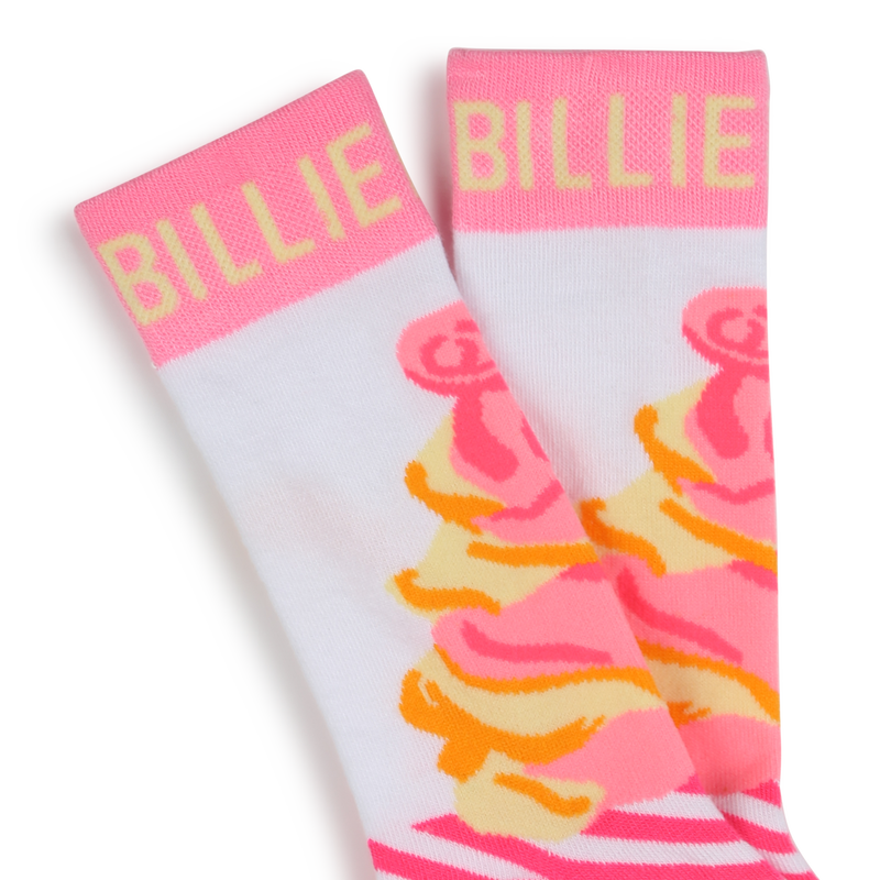 Meias com estampa de gelado BILLIEBLUSH 
                        GIRL